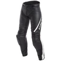 Dainese ASSEN LADY dámské kožené kalhoty černé/bílé vel.40